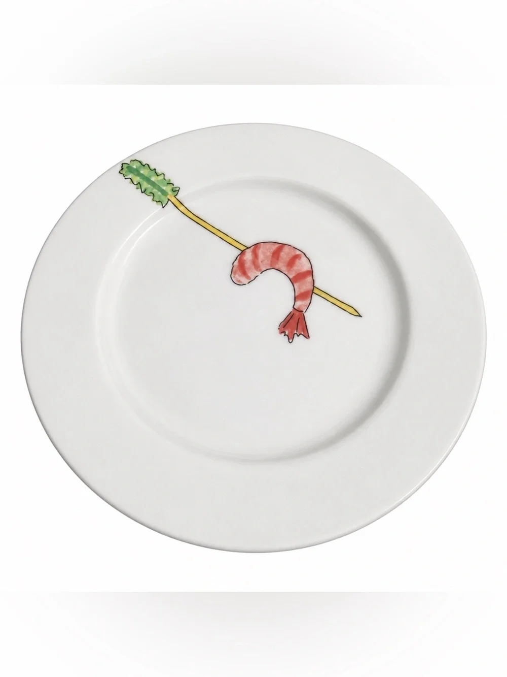 Nancy Green Crate & Barrel Tidbits Plates Set of 5 Appetizer Sushi Seafood 6.5”